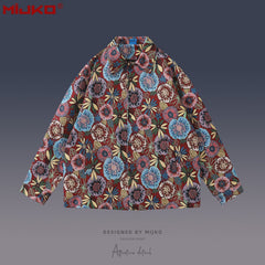 Mens Jacket Embroidered Mainstream Fashion Jacket Windbreaker MIJKO