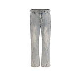 Men's Vintage Pants Spliced trousers Men's trendy jeans MIJKO