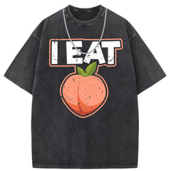 Mens T Shirts Crew Neck Short Sleeve T-Shirt Washed Old American