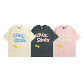 Men T Shirt Street Towel Casual All-Match Short-Sleeved T-shirt Men and Women