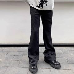 Men's Vintage Pants Men's Women's Trousers Slit-slit micro-pull pants MIJKO