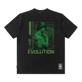 Men T Shirt Printed Short-Sleeved T-shirt Boys Casual Loose