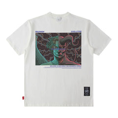 T-shirt Homme T-shirt Homme Manches Courtes Style Américain Hip Hop Ample