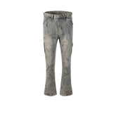 Men Vintage Pants trousers trendy men's and women's micro-pull jeans MIJKO