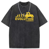 Men T Shirts Washed Old Casual