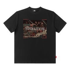 T-shirt pour homme, imprimé, à manches courtes, pour homme et femme, style rétro vieilli