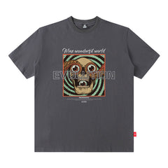 T-shirt imprimé à manches courtes pour homme et femme