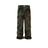 Mens Vintage Pants Men's Remaking Camouflage Overalls Casual Pants MIJKO