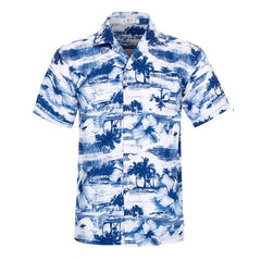 Men Beach Leisure T Shirts Summer Short Sleeve Shirt Men's Casual