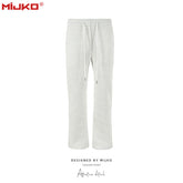 Men's Vintage Pants Zip-up Pants Casual Plush Pants MIJKO