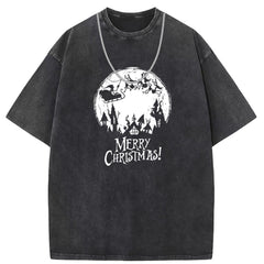 Men T Shirts Vintage vintage cotton printed short-sleeved T-shirt