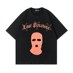 Men T Shirt Printed Short-Sleeved T-shirt Men and Women Street Ins Style All-Match Top