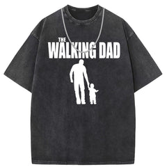 Men T Shirts Pure cotton round neck short-sleeved T-shirt washed and old