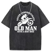 Men T Shirts Retro old cotton short-sleeved T-shirt