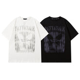 Men T Shirt Niche Design Couple Short Sleeve T-shirt Men and Women