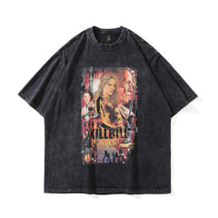 T-shirt Homme Manches Courtes T-shirt Été Ample Hommes et Femmes Hip Hop Américain Streetwear