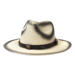 Chapeaux de Cowboy en Paille Hommes et Femmes Protection Solaire Extérieure Plage