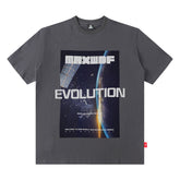 T-shirt Homme Imprimé Astronaute Manches Courtes Haut d'été ample pour Homme