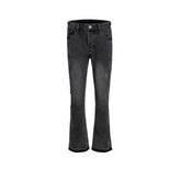 Men's Vintage Pants washed old micro-wide pants men's and women's jeans MIJKO
