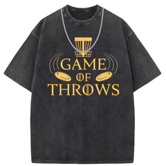 Men T Shirts Washed Old Printed Short Sleeve T-Shirts Women's Loose