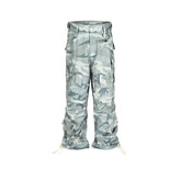 Men's Vintage Pants Men's Women's Casual Pants Camouflage Overalls MIJKO