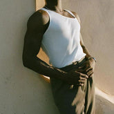 Rave Outfits Mens Vest Knitted