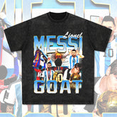 Mens Vintage Football T-Shirt Vintage Macy Print Short Sleeve T-Shirt