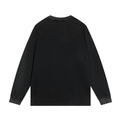 Men Long Sleeve T Shirt Creative Five-Pointed Star Printing