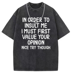 Men T Shirts Cotton short-sleeved T-shirt women's washed and old