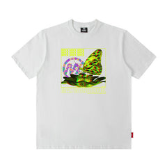 T-shirt Homme Manches Courtes Hip Hop Été Ample Couple Streetwear