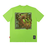 Men T Shirt Printed Short-Sleeved T-shirt Boys Casual Loose Summer