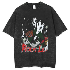 Mens T Shirts Anime Character Print T-Shirt Cotton Casual