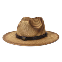 Chapeaux de Cowboy en Paille Hommes et Femmes Protection Solaire Extérieure Plage