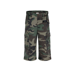 Men's Vintage Pants Men's Women's Camouflage Casual Overalls MIJKO