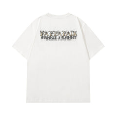 T-shirt Homme Hip Hop Manches Courtes T-shirt Marque de Mode Nationale Homme Européenne et Américaine