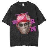 Mens T Shirts Printed T-Shirt Loose Large Size Summer