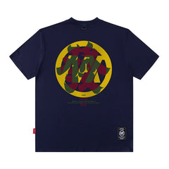 T-shirt Homme Imprimé Manches Courtes T-shirt Hommes et Femmes Street Hip Hop