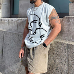 Rave Outfits Mens Vest Bottoming Shirt