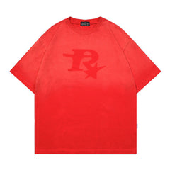 T-shirt Homme Rétro Couple Décontracté Passe-Partout à Manches Courtes Homme et Femme