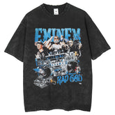 Men T Shirts Mu Ye washes water and makes old men's short-sleeved T-shirts