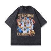Men T Shirt Hip Hop Star Portrait Printing Short Sleeve T-shirt Men and Women