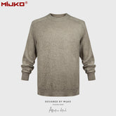 Mens Jacket Plush Knitted Sweater Unisex Jacket MIJKO