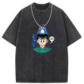 Men's T Shirts Cotton Crew Neck Short Sleeve T-Shirt Women's Washed and Old