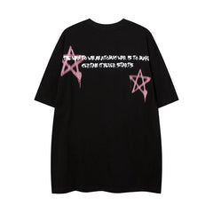 T-shirt homme imprimé T-shirt à manches courtes hommes et femmes en couple ample