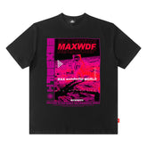 T-shirt Homme Imprimé Astronaute Hiphop Tendance Été Manches Courtes T-shirt Homme et Femme