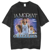 Men T Shirts Loose Tide Brand Wash Hip Hop Wash American Retro