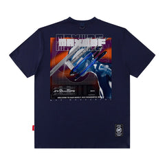 T-shirt homme imprimé à manches courtes, ample pour hommes et femmes