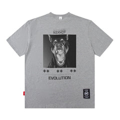 T-shirt homme imprimé mode marque T-shirt à manches courtes haut ample hip hop homme et femme