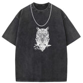 Men T Shirts Vintage old anime oversize printed short sleeves