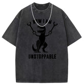 Men T Shirts Short Sleeve T-Shirts Women Washed Old American